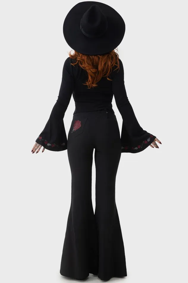 Killstar Long Sleeves Women Wordly Top