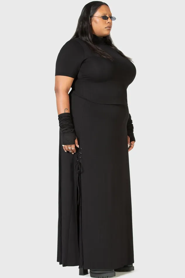 Killstar Maxi Skirts Women Secretly Weep Maxi Skirt