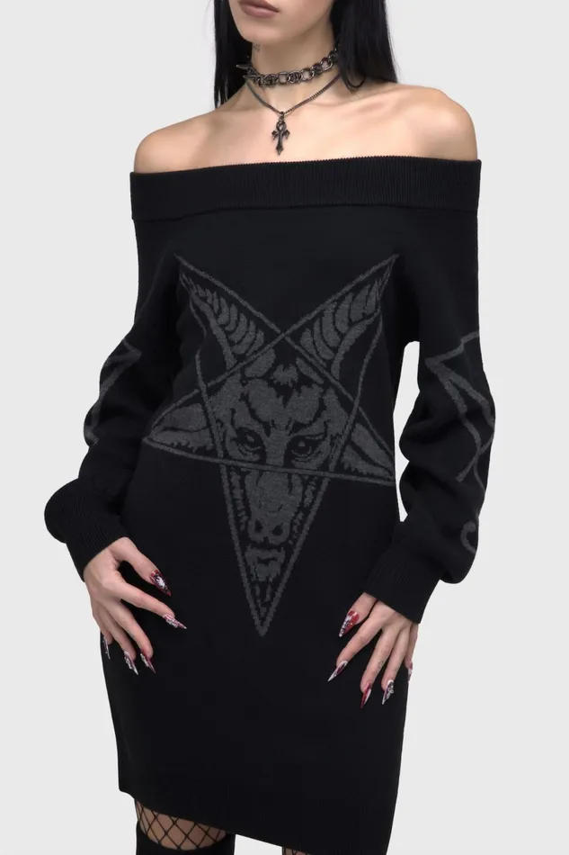 Killstar Maxi Women Demontorn Sweater Dress
