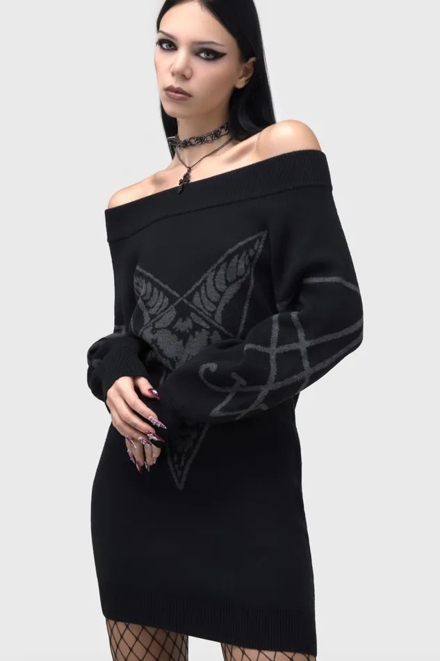 Killstar Maxi Women Demontorn Sweater Dress