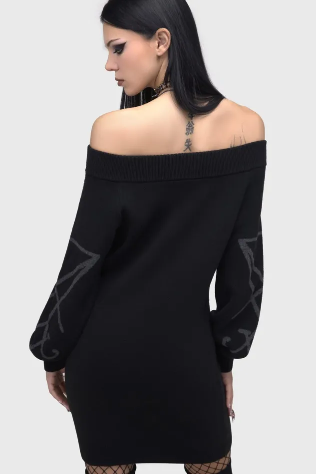 Killstar Maxi Women Demontorn Sweater Dress