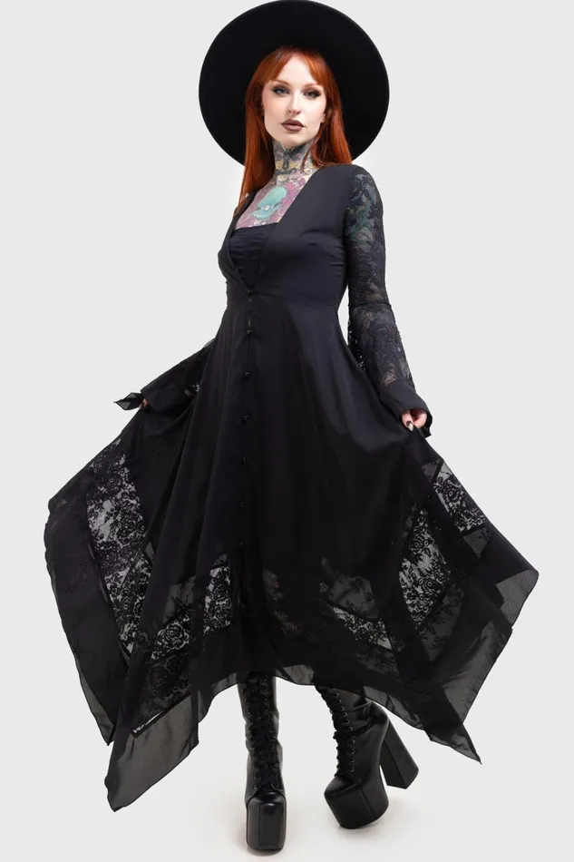 Killstar Maxi Women Misty Night Maxi Dress