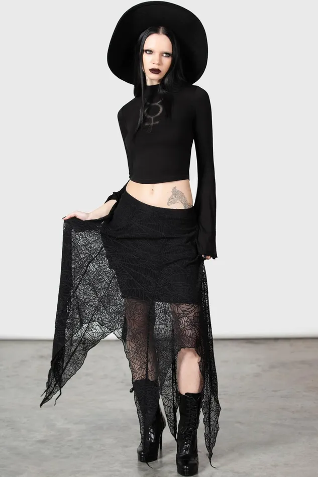 Killstar Midi Skirts Women Caroline Skirt