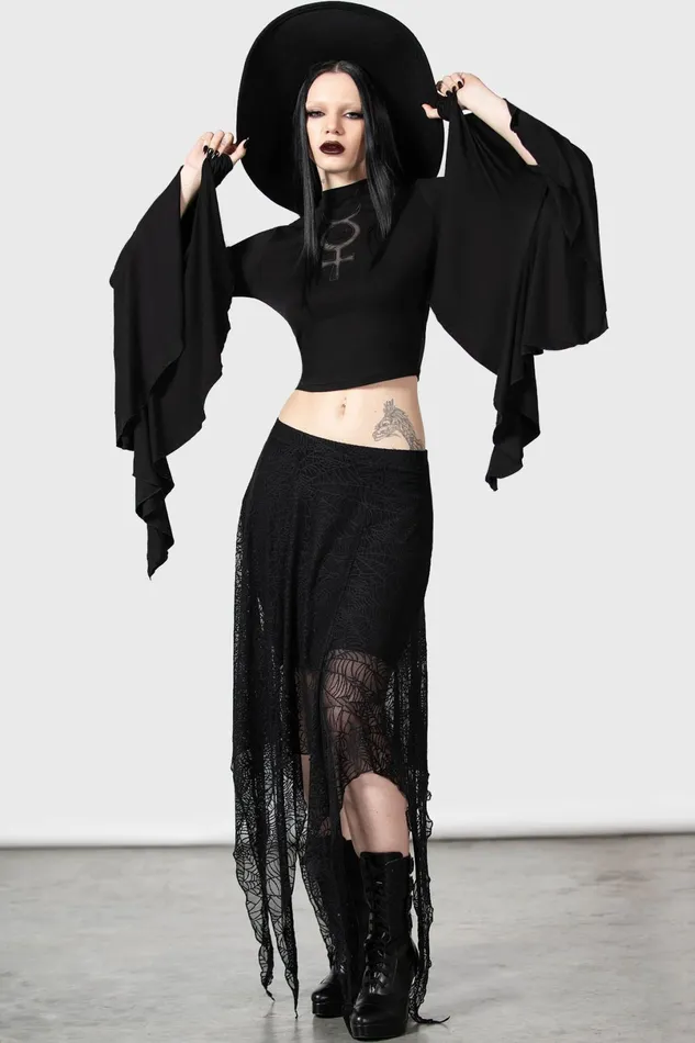 Killstar Midi Skirts Women Caroline Skirt