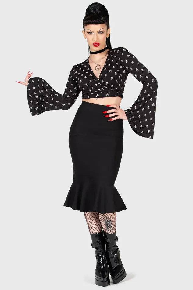 Killstar Midi Skirts Women Royal Blast Skirt