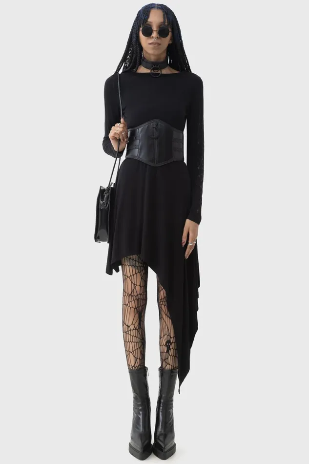 Killstar Midi Women Crescent Doom Dress