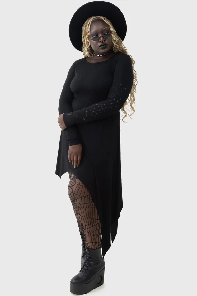 Killstar Midi Women Crescent Doom Dress