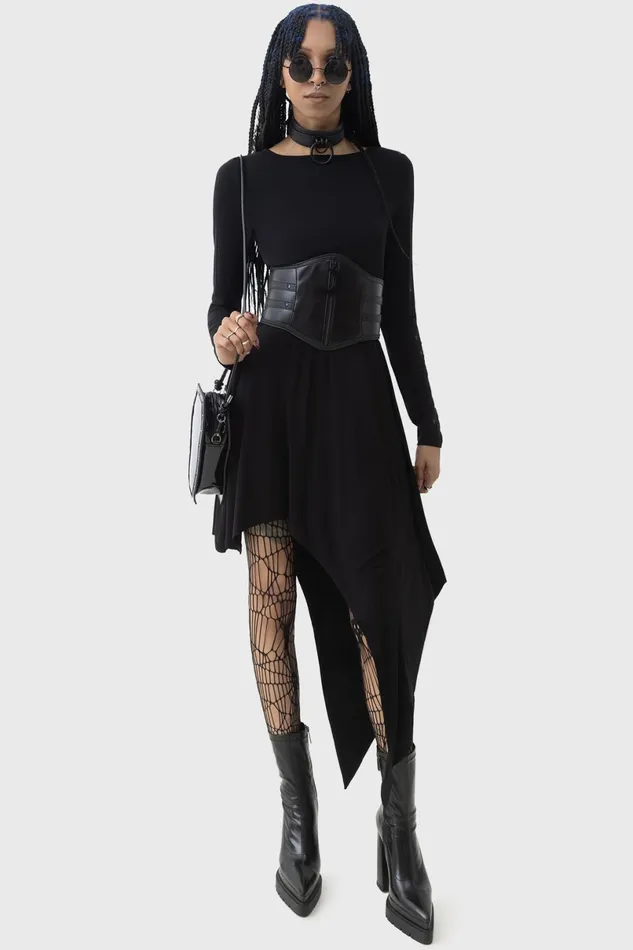 Killstar Midi Women Crescent Doom Dress