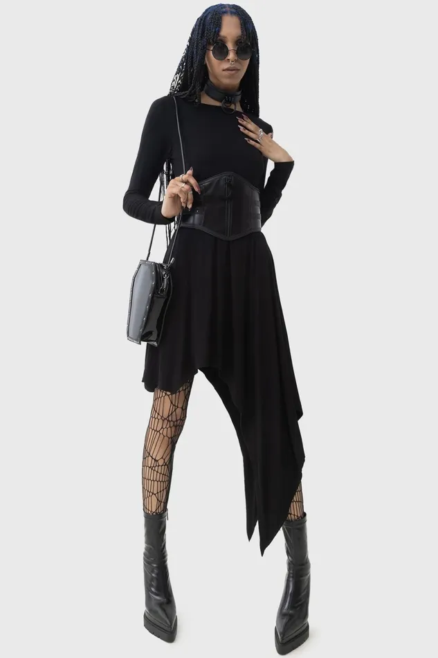 Killstar Midi Women Crescent Doom Dress
