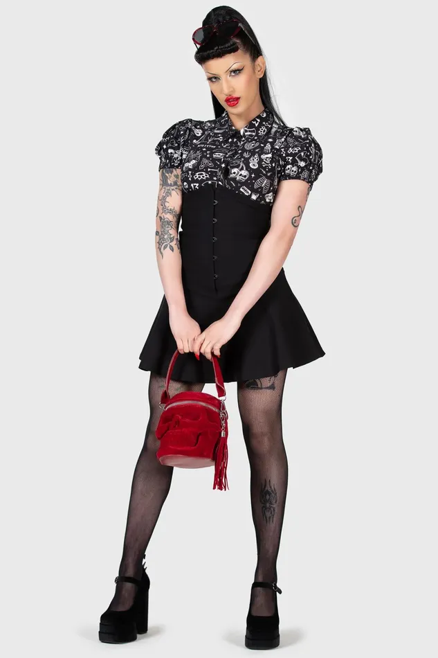 Killstar Mini Skirts Women DaddyO Corset Mini Skirt