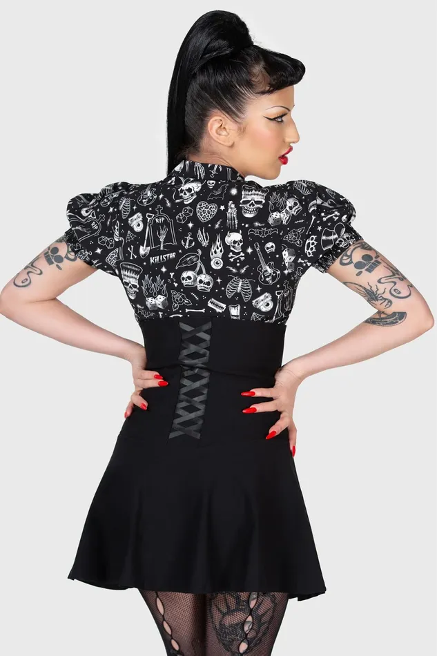 Killstar Mini Skirts Women DaddyO Corset Mini Skirt
