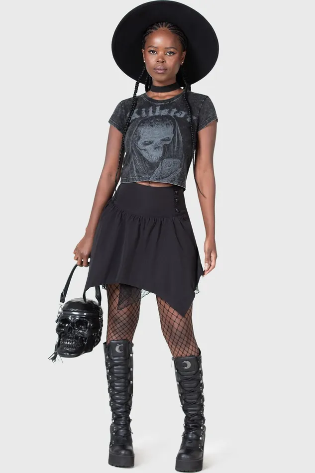 Killstar Mini Skirts Women Death Fairy Skirt