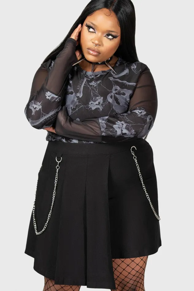 Killstar Mini Skirts Women Moonbeam Skirt