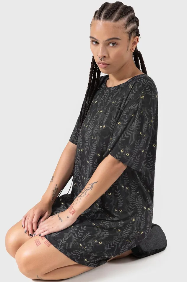 Killstar Mini Women Familiar Woods TShirt Dress