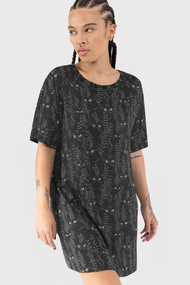 Killstar Mini Women Familiar Woods TShirt Dress
