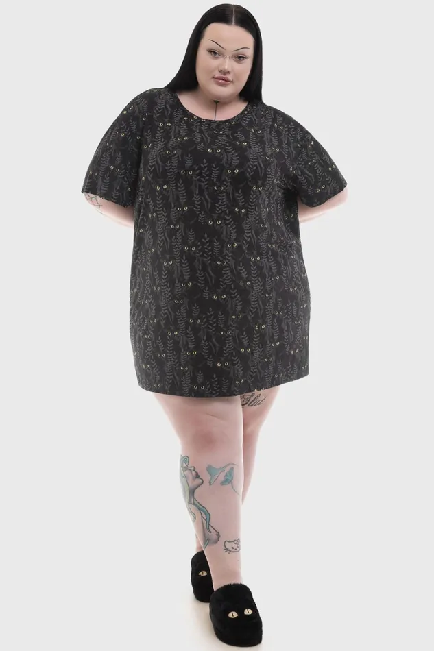 Killstar Mini Women Familiar Woods TShirt Dress