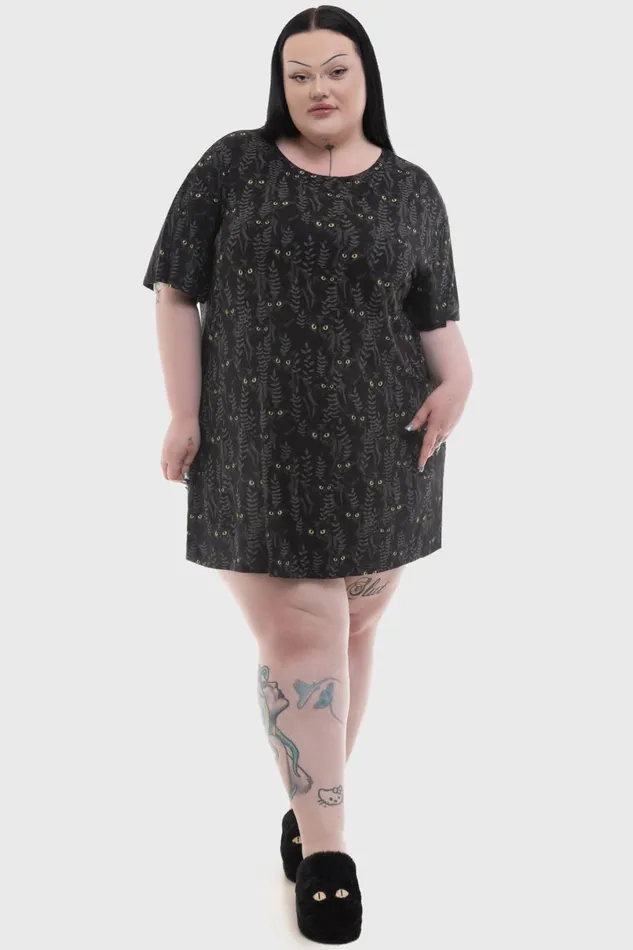 Killstar Mini Women Familiar Woods TShirt Dress