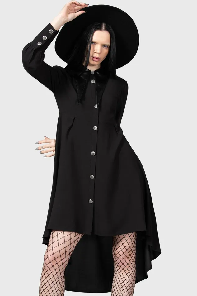 Killstar Shirt Women Heavens Below Shirt Dress