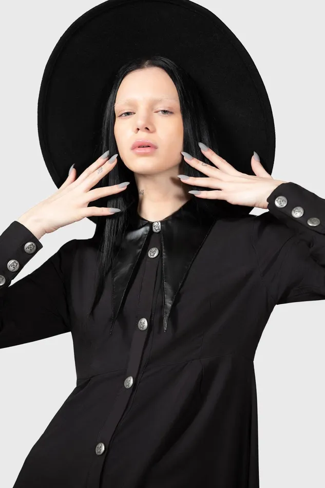 Killstar Shirt Women Heavens Below Shirt Dress