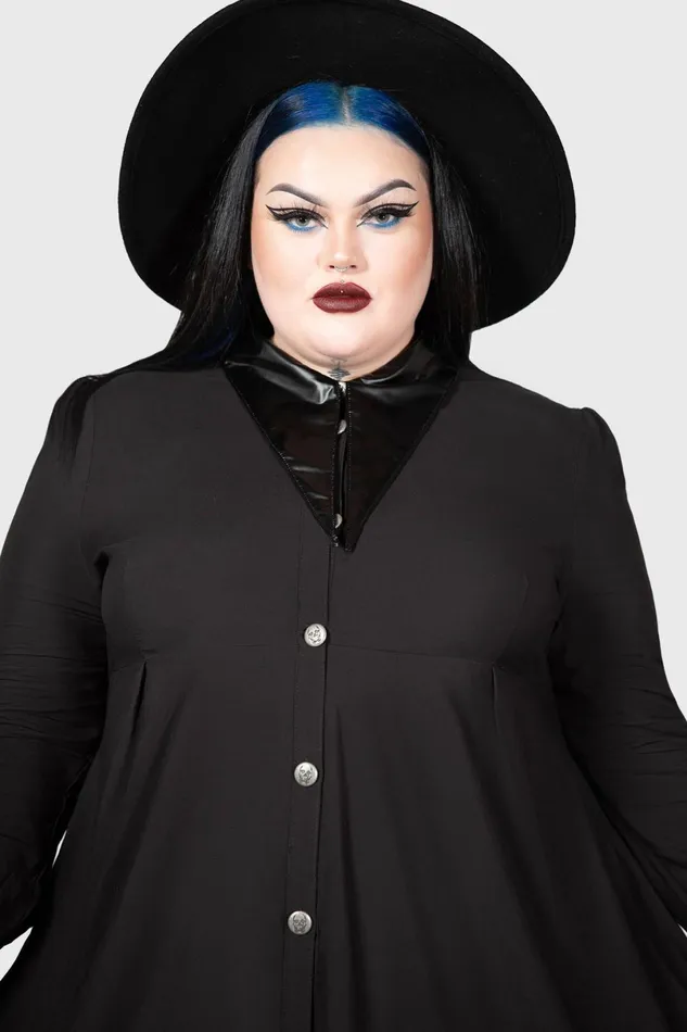 Killstar Shirt Women Heavens Below Shirt Dress