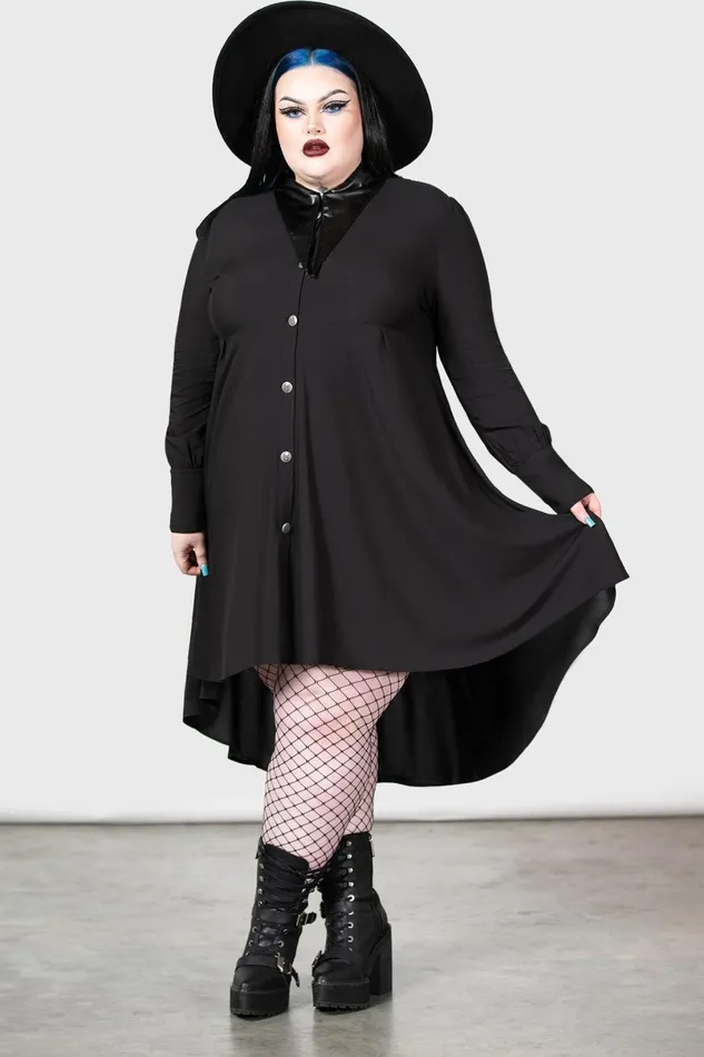Killstar Shirt Women Heavens Below Shirt Dress