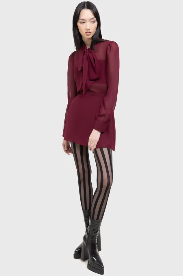 Killstar Shirts and Blouses Women Crimson Oracle Blouse