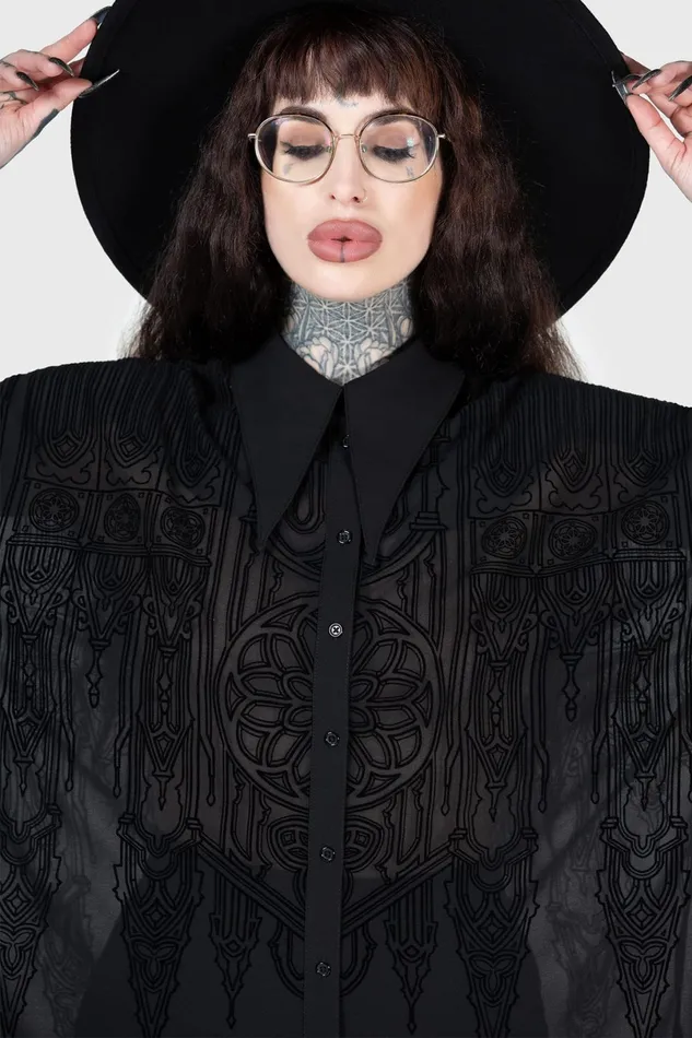 Killstar Shirts and Blouses Women Gates Of Hell Shirt