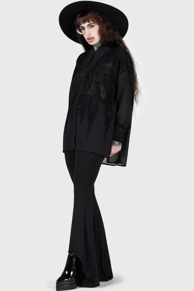 Killstar Shirts and Blouses Women Gates Of Hell Shirt