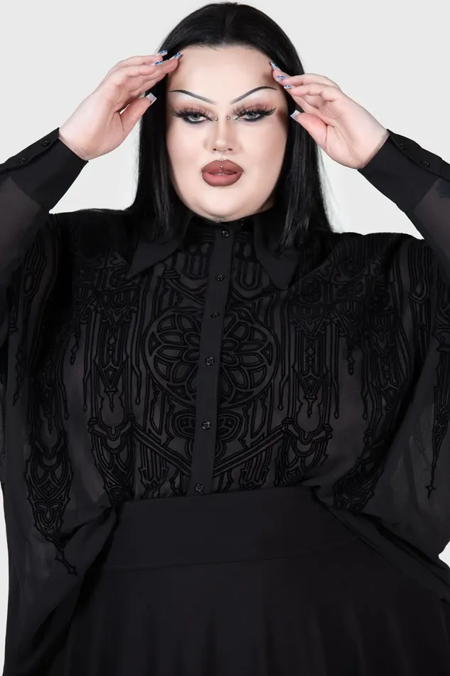 Killstar Shirts and Blouses Women Gates Of Hell Shirt