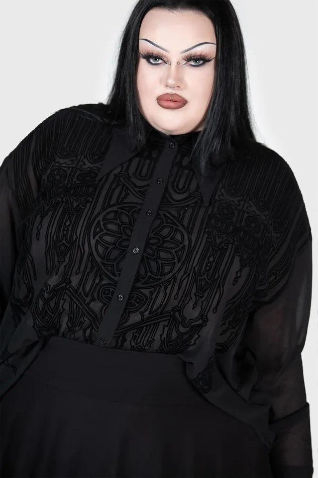 Killstar Shirts and Blouses Women Gates Of Hell Shirt