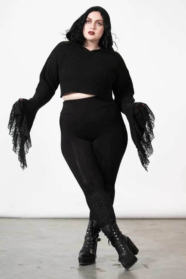 Killstar Sweaters Women Witch Cult Knit Sweater
