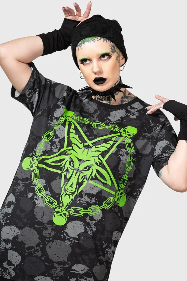 Killstar TShirts and Vests Men Tzompantli T Shirt
