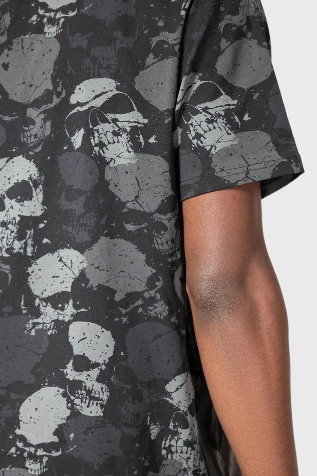 Killstar TShirts and Vests Men Tzompantli T Shirt
