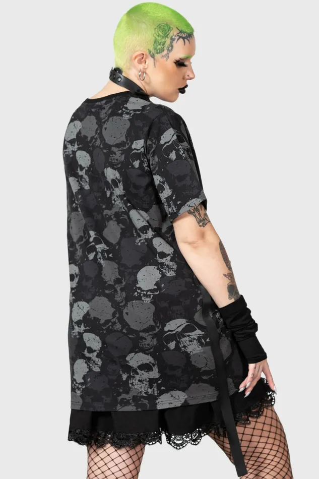 Killstar TShirts and Vests Men Tzompantli T Shirt