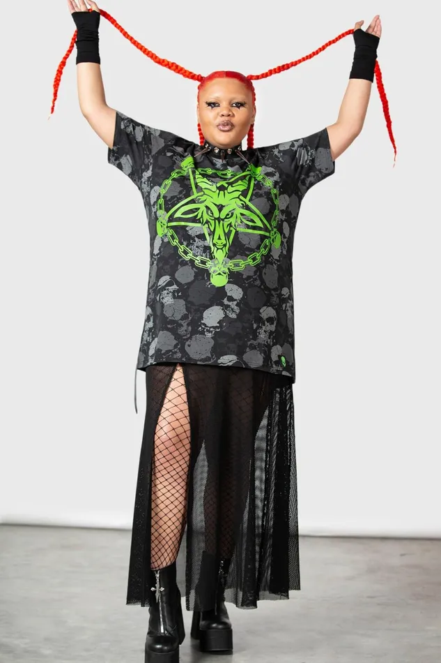 Killstar TShirts and Vests Men Tzompantli T Shirt
