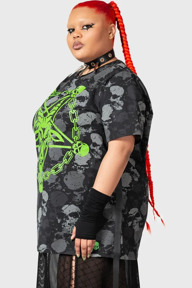 Killstar TShirts and Vests Men Tzompantli T Shirt