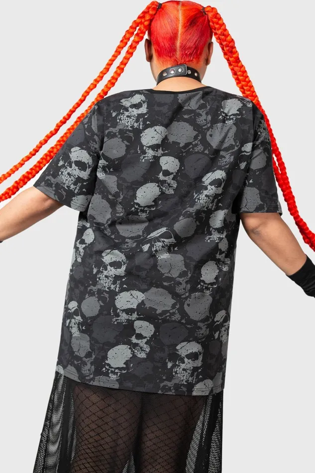 Killstar TShirts and Vests Men Tzompantli T Shirt
