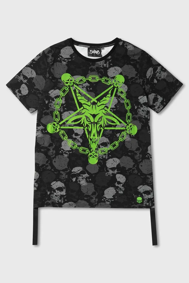 Killstar TShirts and Vests Men Tzompantli T Shirt