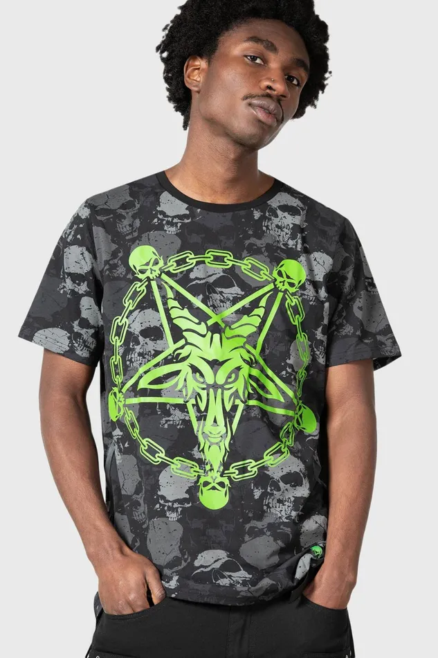 Killstar TShirts and Vests Men Tzompantli T Shirt