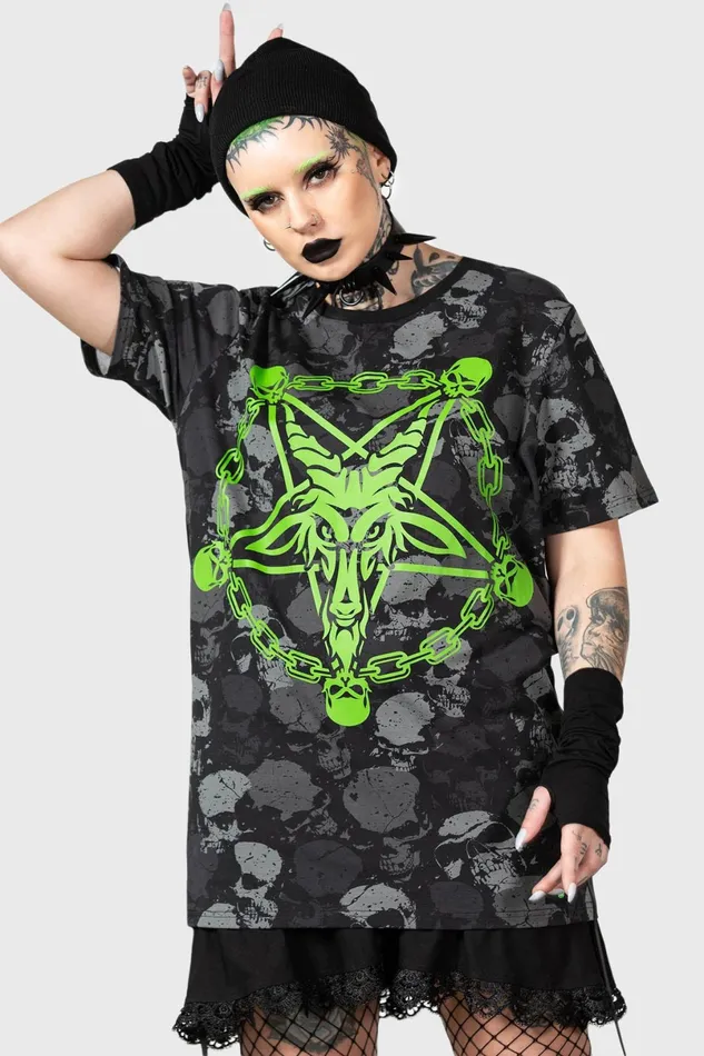 Killstar TShirts and Vests Men Tzompantli T Shirt