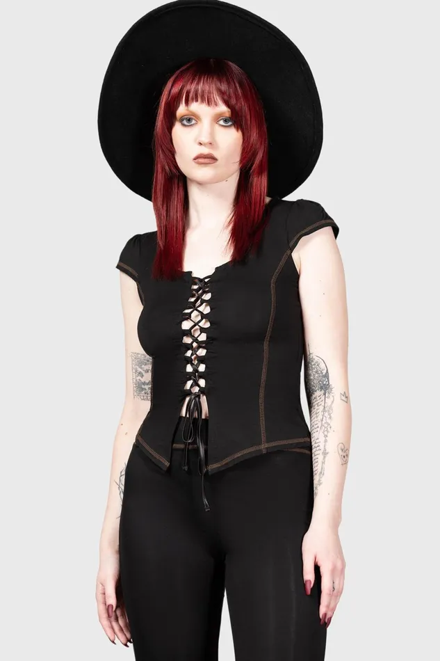 Killstar TShirts and Vests Women Midsummer Maypole Top