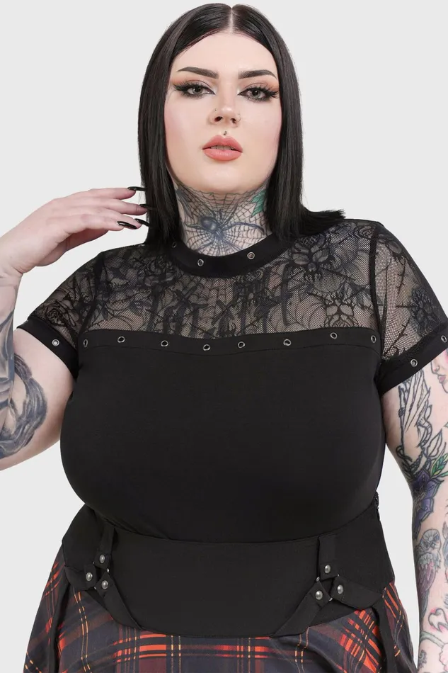 Killstar TShirts and Vests Women Nighthawk Top