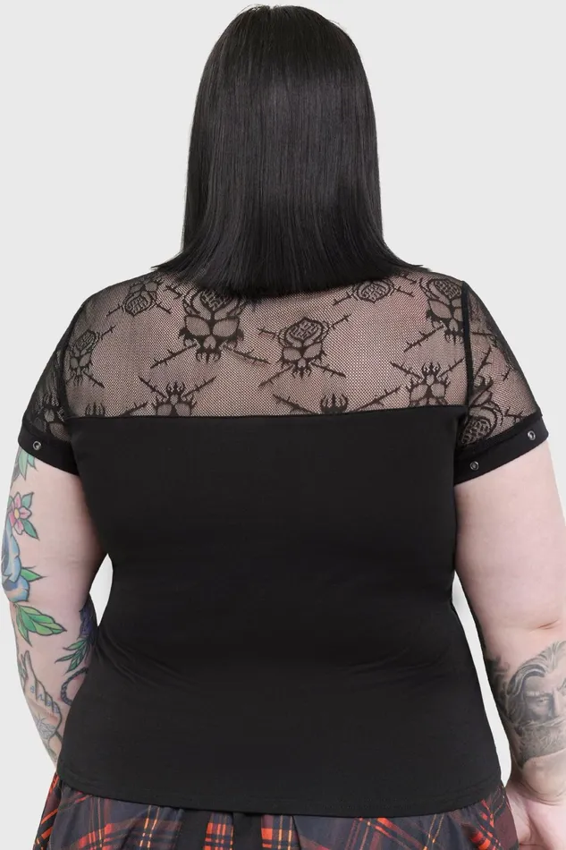 Killstar TShirts and Vests Women Nighthawk Top