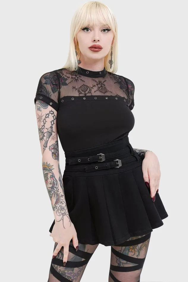 Killstar TShirts and Vests Women Nighthawk Top