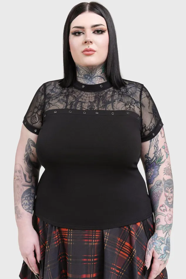 Killstar TShirts and Vests Women Nighthawk Top