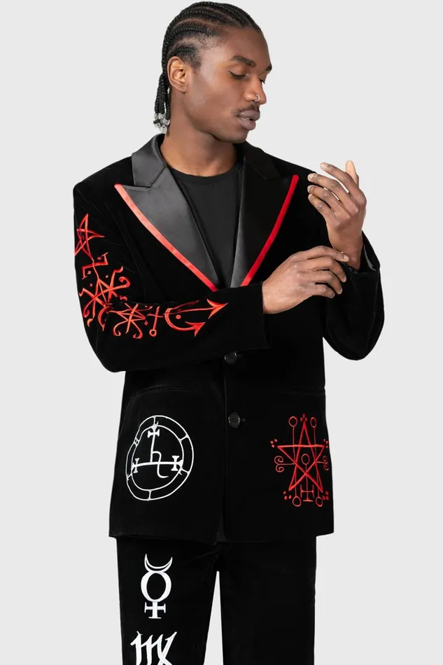 Killstar Velvet Women Beelzebub Jacket