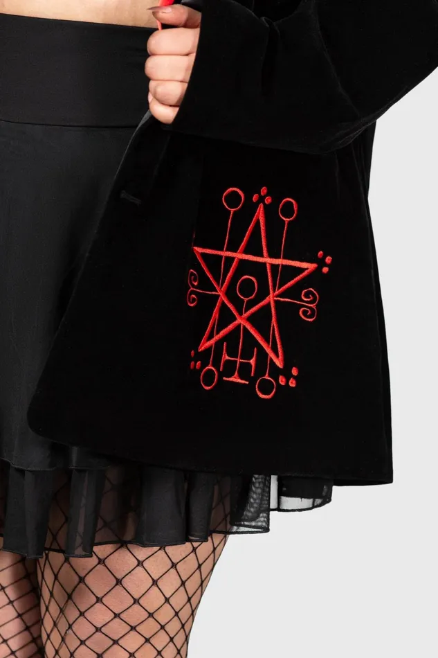 Killstar Velvet Women Beelzebub Jacket