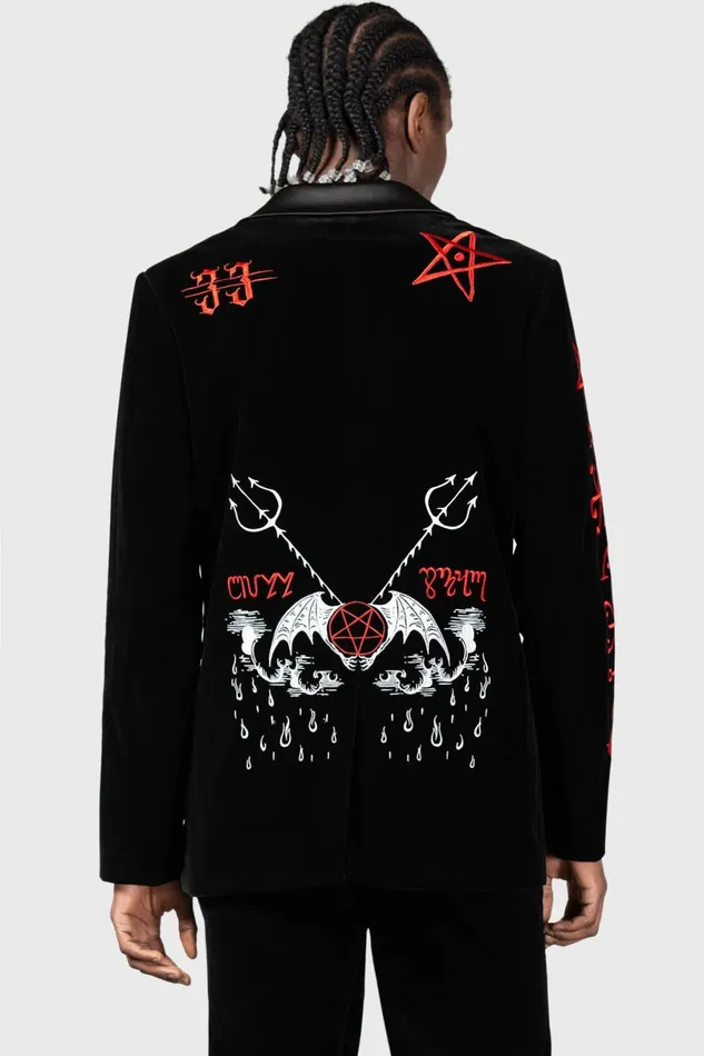 Killstar Velvet Women Beelzebub Jacket