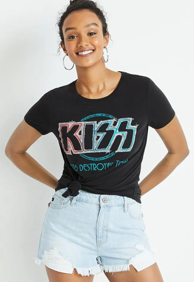 Kiss Graphic Tee Women Maurices Tops