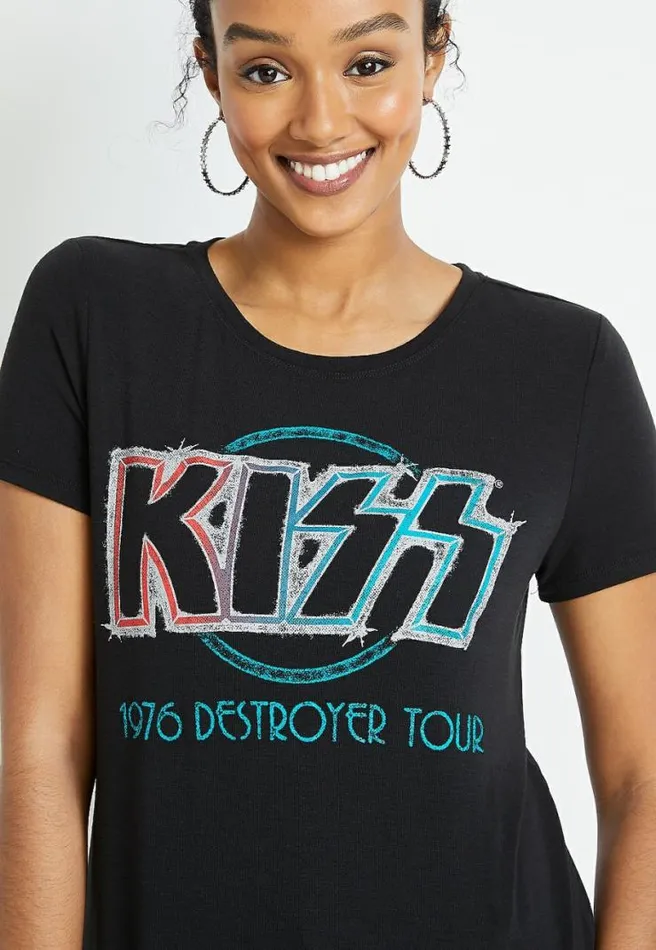 Kiss Graphic Tee Women Maurices Tops
